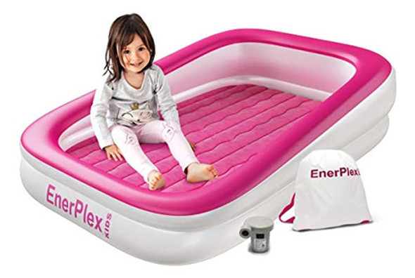 Cama De Viaje Inflable Para Niños Enerplex, Colchón De Aire 0 Cama De Viaje Inflable Para Niños Enerplex, Colchón De Aire 0