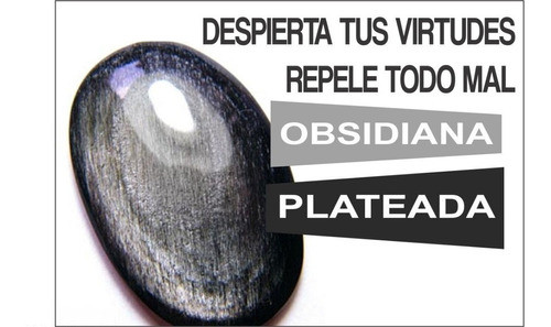 Obsidiana Plateada Dije Plata Proteccion Y Poder Gema Chaman 1