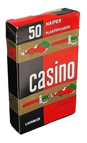 Naipes Cartas Baraja Española 50 Cartas Plastificadas 0