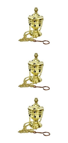 Turíbulo Kit Com Três (p)  6cm 0