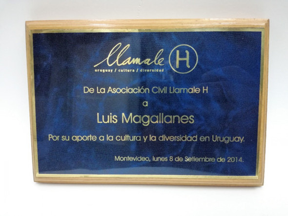 Placas De Reconocimiento Bronce Metalex Bronce Marmolado 1