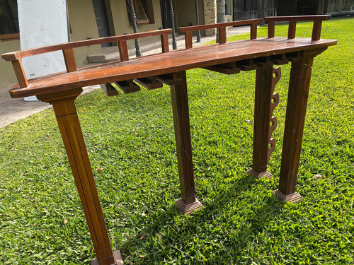 Alzada  De Barra - Copero De Madera Cedro 1