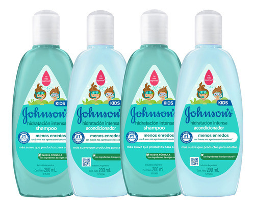Combo Shampoo Acondicionador Johnson Hidratación Intensa 0