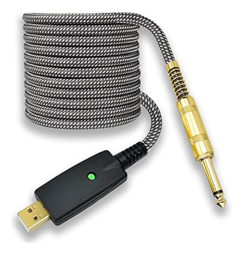 Mugteeve 10ft Guitar Adaptador De Cable A Usb, Usb A Cable D 0