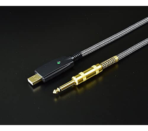 Mugteeve 10ft Guitar Adaptador De Cable A Usb, Usb A Cable D 1