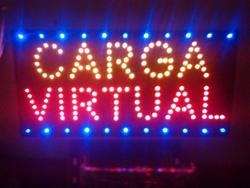 Cartel Led  A Pedido  Doble Palabra La Que Quieras 0