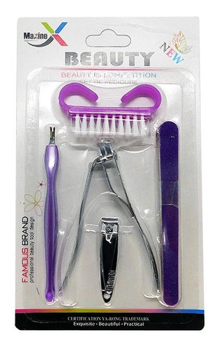 Set De Manicura - 5 Piezas - Pack X 2 0