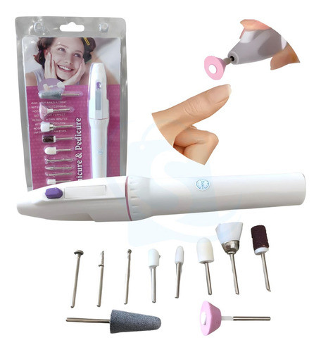 Lixa De Unha Elétrica 10 Em 1 Manicure E Pedicure 0
