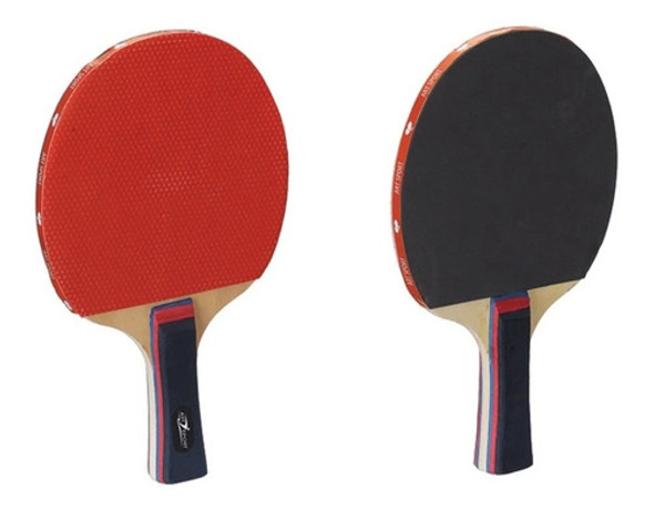 Kit Ping Pong Tênis De Mesa Com 2 Raquetes E 3 Bolinhas 0