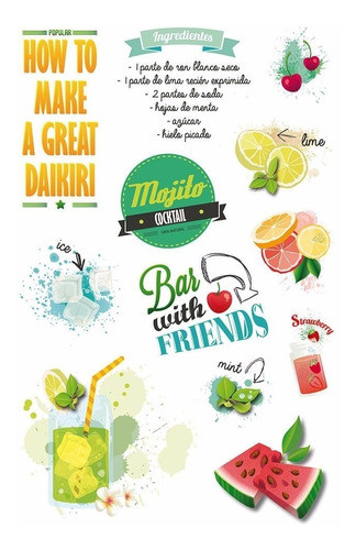 Wallsticker Vinilo Autoadhesivo Frutas Cocina Muresco 16201 0