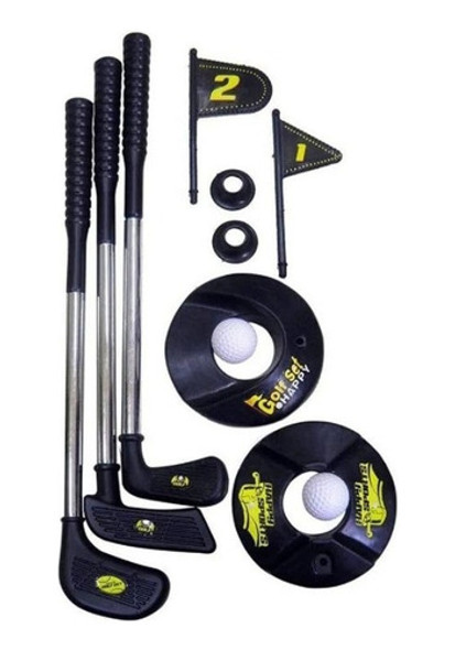 Set Juego Golf 3 Palos Niños Infantil 0