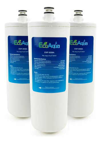 Reemplazo Ecoaqua Para El Filtro Aqua-pure Ap517, Paquete De 0