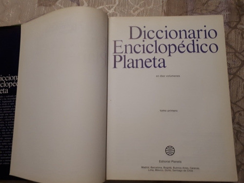 Diccionario Enciclopedico Planeta - Tomo 1 1