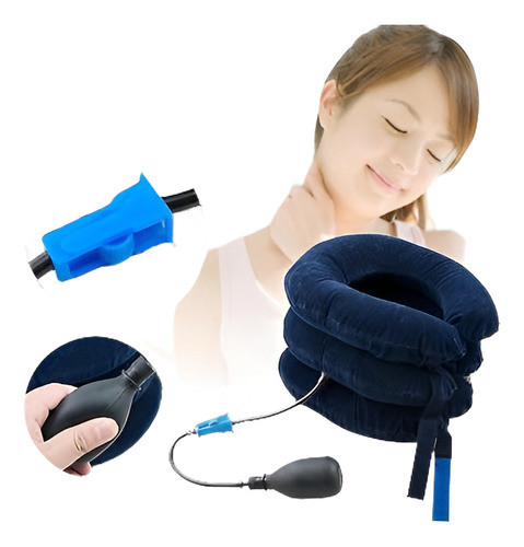 Cuello Cervical Inflable Tracción Trasera Cabeza Camilla Dol 0