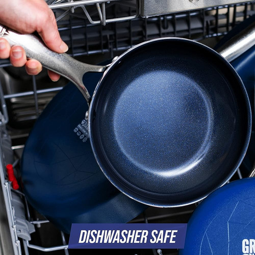 Blue Diamond Cookware Diamond Infused Ceramic Nonstick 11  W 1