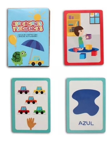 Juego Cartas Asociacion Y Secuencia C/libro Actividades Niño 1