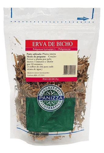 Chá Erva Bicho 30g Panizza 0