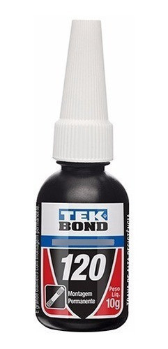 Cola Adesivo Trava Parafusos At 120 Vermelho C/ 10g Tek Bond 1