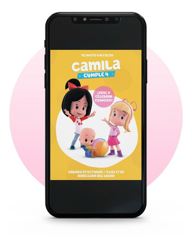 Invitación Digital Tarjeta Virtual - Cleo Y Cuquín 1