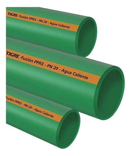 Tubo Caño Fusion Ppr3 Pn20 Iram 20mm Tigre X 10 Unid X 4 Mts 0