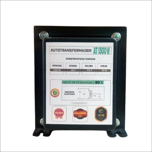 Transformador 220v. / 110v. 1500w. Autotransformador 1