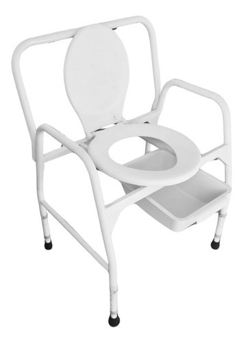 Silla Eleva Inodoro Reforzado Regulable 150kg Obeso Respaldo 0