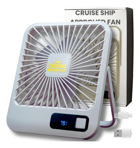 Ventilador Para Cabina De Crucero Aprobado, Recargable Por U 0