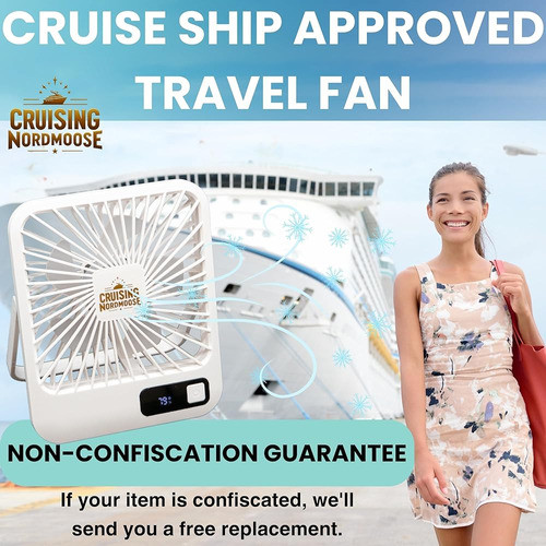 Ventilador Para Cabina De Crucero Aprobado, Recargable Por U 1