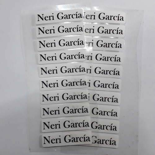 100 Etiquetas Termoadhesivas Para Ropa Personalizadas 0