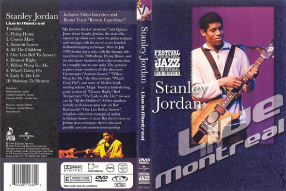 Jordan Stanley - Live In Montreal Dvd - Sb 0
