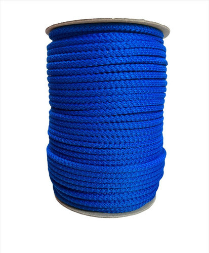Soga Polipropileno Tejida 7mm 100 Metros Color Azul Francia 0