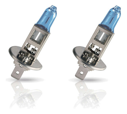 Kit De Lamparas Halógena Blue Visión H1 12v 55w 0
