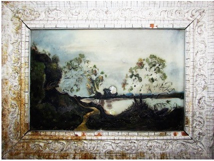 Ref. 085 Artista Desconhecido Óleo Sobre Vidro 0