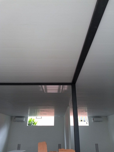 Forro De Pvc Branco Liso Junta Seca 200x8 Placa Com 4,00 M 1