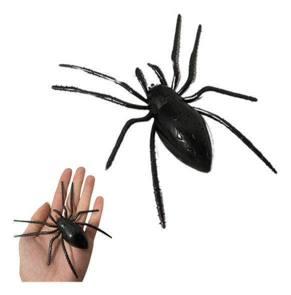 Araña Plastica Decoracion Halloween Arañas Plastico Negro 0 Araña Plastica Decoracion Halloween Arañas Plastico Negro 0