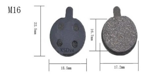 Pastillas De Resina Semi Metálica Ksd M16 1