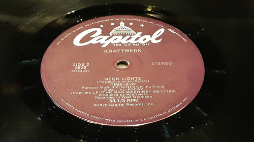 Kraftwerk The Model Vinilo Maxi Tapa Generica Original Us 78 0