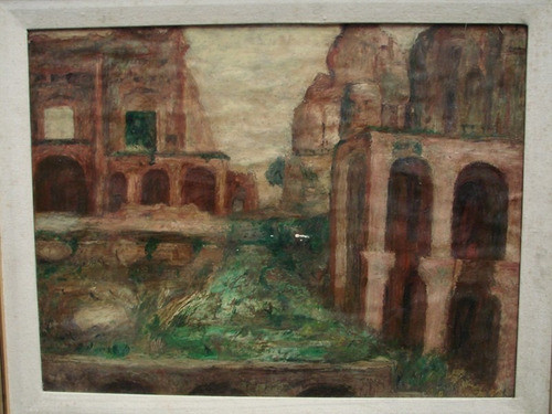 Anonimo / Foro Romano / Oleo Enmarcado / 50 X 60 # 1712 1