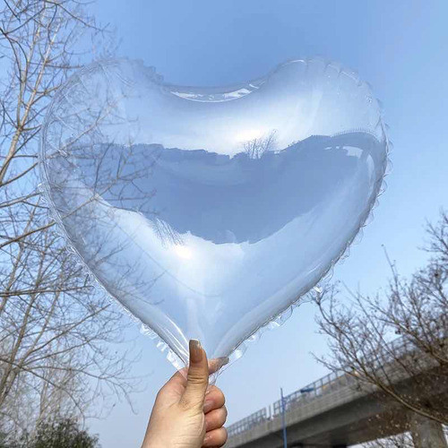 Globo De Silicona Corazón-1 Unidad- 35 Cm- 1