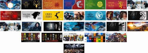 Plantillas Para Tazas - Game Of Thrones - Sublimar 1