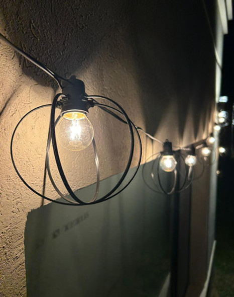 Guirnalda De Luces 5 Metros Con 10 Átomos + Lámparas Vintage 1