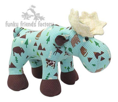 Funky Friends Factory Mickey Moose Patrón De Costura 1