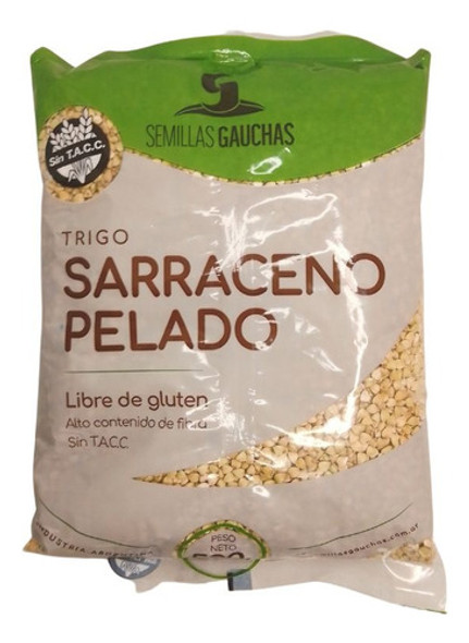 Trigo Sarraceno Pelado Semillas Gauchas 6 X 500 Gr Sin Tacc 0