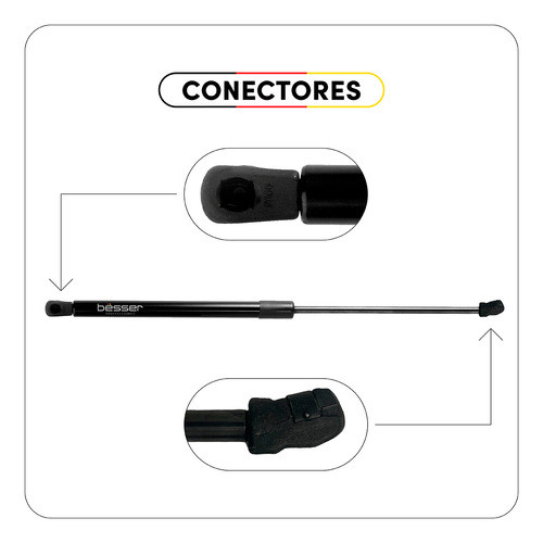 Amortecedor Capô Volkswagen Passat 1999 2000 2001 À 2017 1
