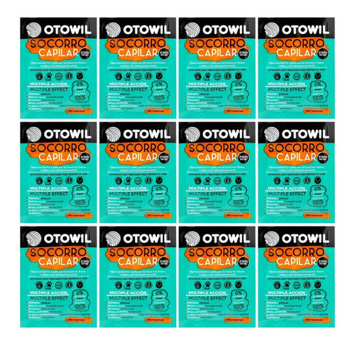 Otowil Socorro Capilar Reparador Sin Enjuague X12 Sobres 10g 0