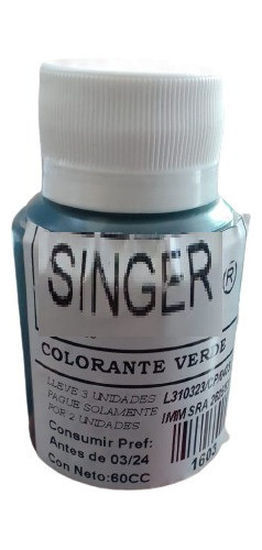 Colorante Verde Para Alimentos 60ml 0