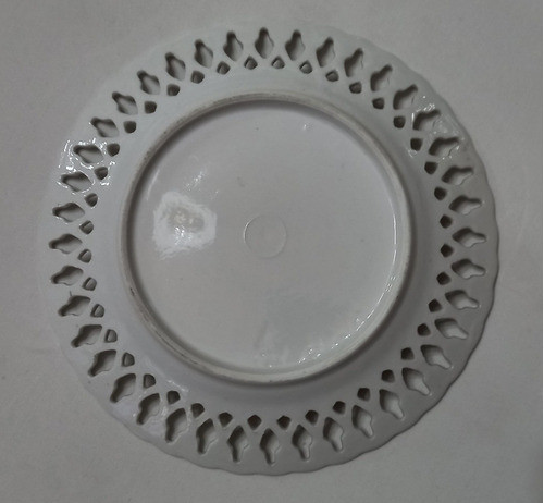 Plato De Porcelana Vintage Calado Oferta 1