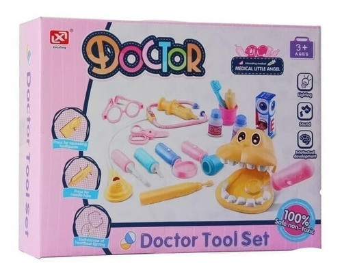 Set De Dentista Para Niño Niña Juguete Dental Juego Dientes 0