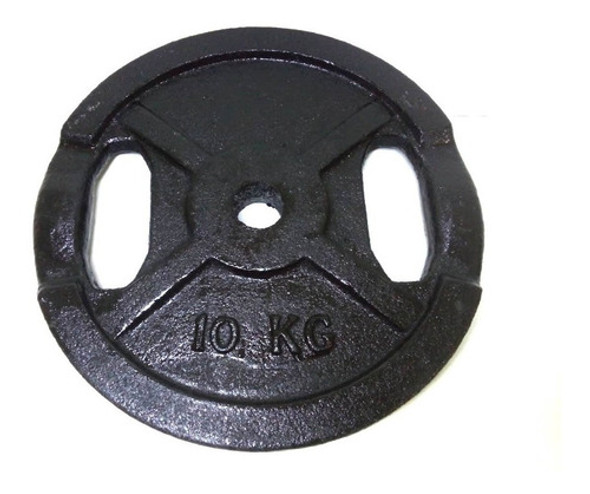 Discos De Fundición Pesas Con Agarre X 10 Kg 0