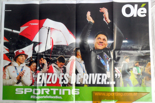 River Campeón Liga 2023 ! C/ Poster Doble Gigante ! Ole 1/8 1